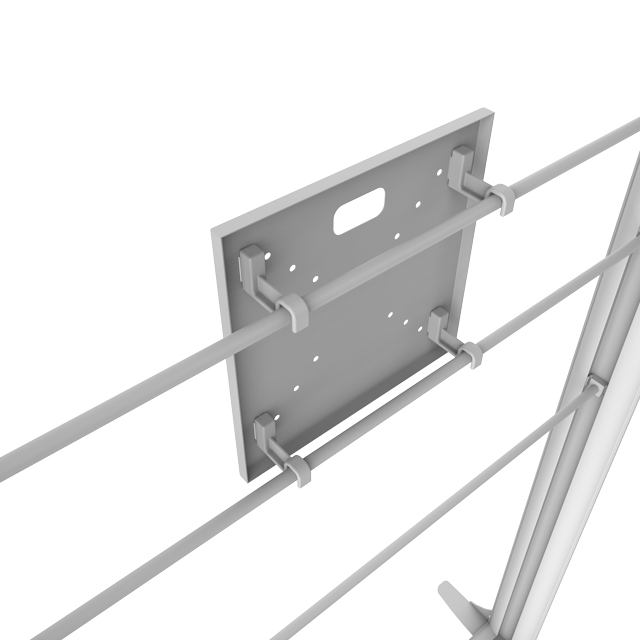 Suporte de TV para caixa de luz