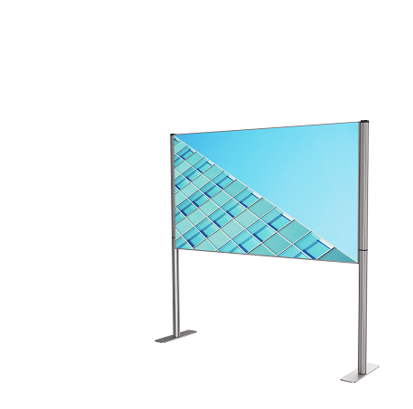 Outdoor de caixa de luz LED de alumínio portátil para publicidade